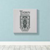 THORIN OAKENSHIELD™ Shield Symbol Canvas Afdruk (Insitu (Houten vloer))