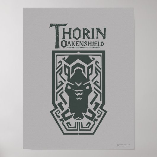 THORIN OAKENSHIELD™ Shield Symbol Poster (Voorkant)