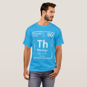Thorium Element (wit) T-Shirt (Voorkant volledig)