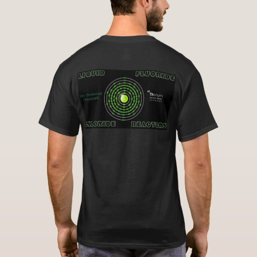 THorium: Het groenste element. T-shirt (Achterkant)