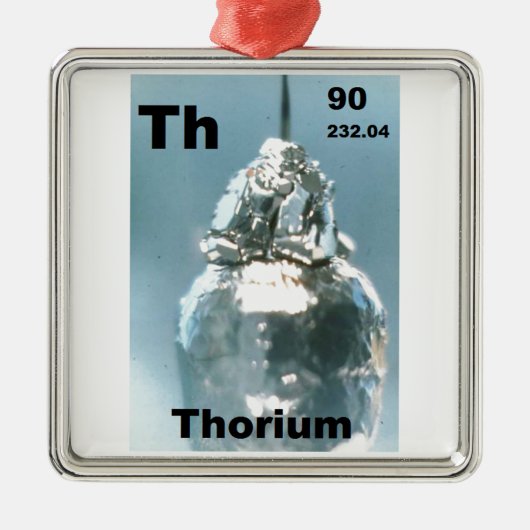 Thorium Metalen Ornament (Voorkant)