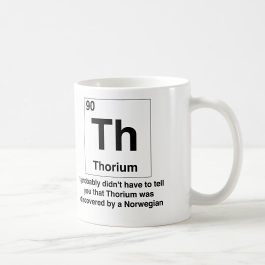 Thorium-Mok Koffiemok (Rechts)