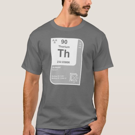 Thorium (Th) T-shirt (Voorkant)