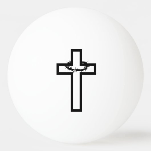 Thorn Cross Ping Pong Ball (Voorkant)