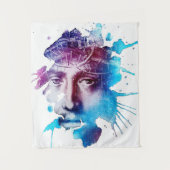 Thorn Crown Jesus Abstracte kunst Wandkleed (Voorkant)