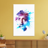 Thorn Crown Jesus Christus Passion Abstracte kunst Canvas Afdruk (Insitu (Woonkamer))