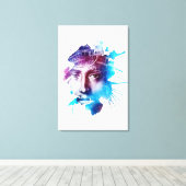 Thorn Crown Jesus Christus Passion Abstracte kunst Canvas Afdruk (Insitu (Houten vloer))