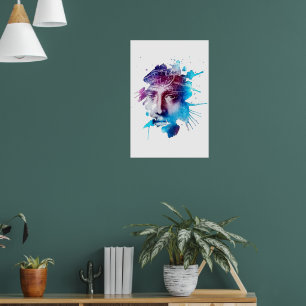 Thorn Crown Jesus Christus Passion Abstracte kunst Poster