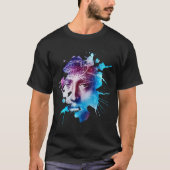 Thorn Crown Jesus Christus Passion Abstracte kunst T-shirt (Voorkant)