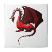 Thorn, de rode draak tegeltje (Voorkant)