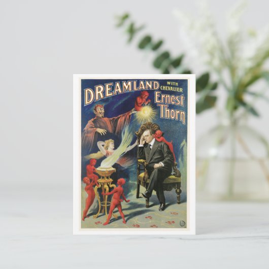 Thorn Magicia ~ Dreamweaver  Magic Act Briefkaart (Staand voorkant)