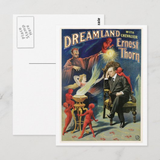 Thorn Magicia ~ Dreamweaver  Magic Act Briefkaart (Voorkant / Achterkant)