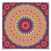 Thorn mandala foto afdruk (Voorkant)