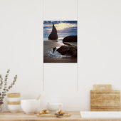 Thorn-Shaped-zeebrak | Face Rock Wayside, OF Poster (Keuken)