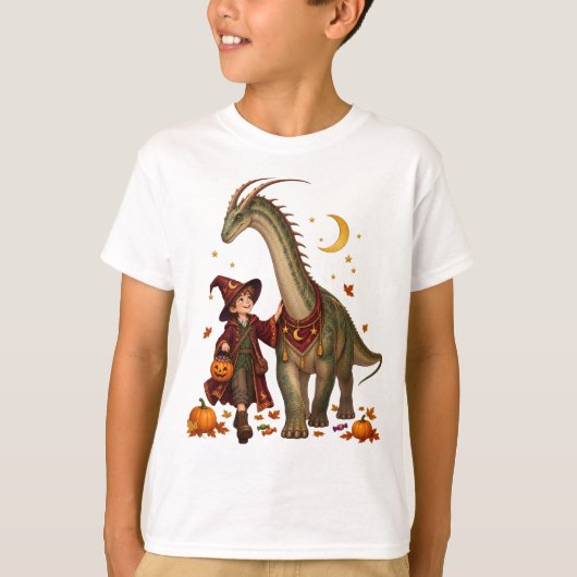 Thorn Wizard & Bajadasaurus Halloween T-shirt (Voorkant)