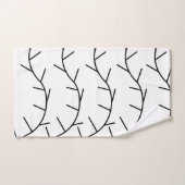 Thorn zwart en wit doorn bad handdoek (Handdoek)