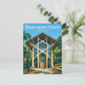 Thorncrown Kapel USA Briefkaart (Staand voorkant)