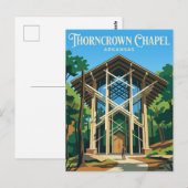 Thorncrown Kapel USA Briefkaart (Voorkant / Achterkant)