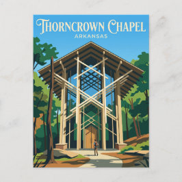 Thorncrown Kapel USA Briefkaart
