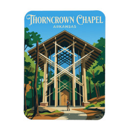Thorncrown Kapel USA Magneet