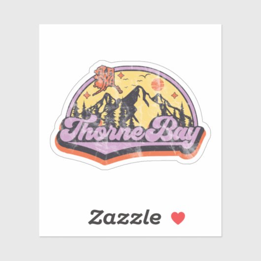 Thorne Bay, Alaska Sticker (Vel)