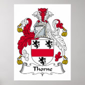 Thorne Family Crest Poster (Voorkant)