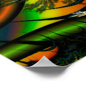 Thorne van Thornz 3D Symmetrisch Fractal Poster (Hoek)