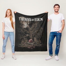 Thorns of Eden - Gothic Streetwear Design Fleece Deken