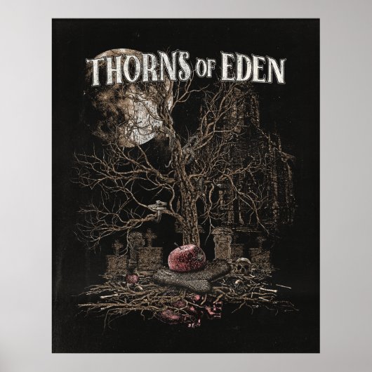 Thorns of Eden - Gothic Streetwear Design Poster (Voorkant)