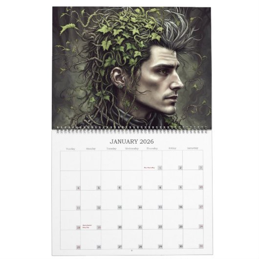 THORNS van Ivy en Bat Gothic Art Kalender (Jan 2026)