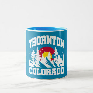 Thornton, Colorado Tweekleurige Koffiemok