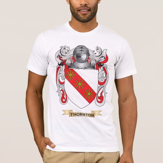 Thornton Family Crest (wapenschild) T-shirt (Voorkant)
