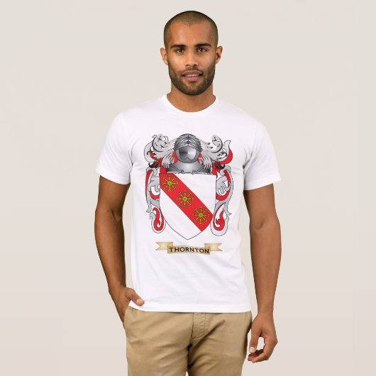Thornton Family Crest (wapenschild) T-shirt (Voorkant volledig)