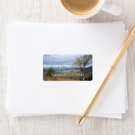 Thornton Gap Uitzicht in het voorjaar Etiket (Insitu)