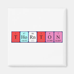 Thornton periodiek table name magnet