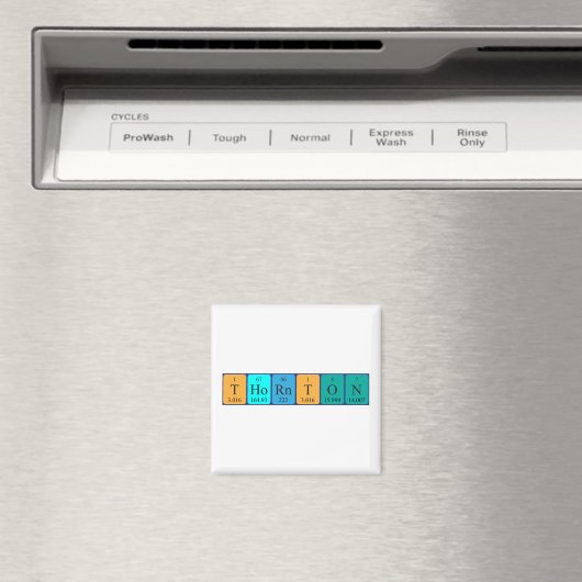 Thornton periodiek table name magnet (Insitu (Vaatwasser))