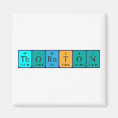 Thornton periodiek table name magnet (Voorkant)