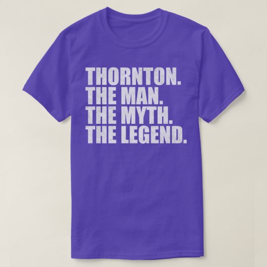 ThorntonThornton Achternaam Thornton achternaam Th T-shirt (Design voorkant)