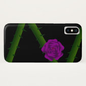Thorny Paars Roos Case-Mate iPhone Case (Achterkant (horizontaal))