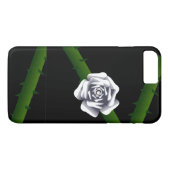 Thorny White Rose Case-Mate iPhone Case (Achterkant (Horizontaal))