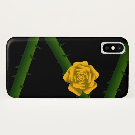 Thorny Yellow Rose Case-Mate iPhone Case (Achterkant (horizontaal))