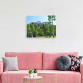 Thorodin-top boven de bossen bij Golden Gate Canvas Afdruk (Insitu (Woonkamer))