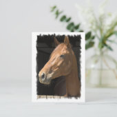 Thoroughbred Briefkaart (Staand voorkant)