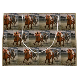 Thoroughbred Champion Racehorse Wins Race Groot Cadeauzakje