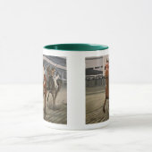 Thoroughbred Equine Wins Horse Race Mok (Midden)