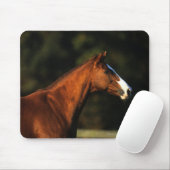 Thoroughbred Horse Headshot Muismat (Met muis)