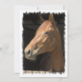 Thoroughbred Horse Invitation Kaart (Voorkant)
