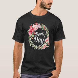 Thoroughbred Horse Racing Derby Day Roos Wreater T-shirt