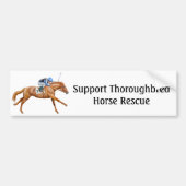 Thoroughbred Horse Rescue Bumpersticker (Voorkant)