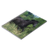 Thoroughbred Horse Runin Grass Notitieboek (Linkerzijde)